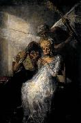 Francisco de goya y Lucientes Les Vieilles or Time and the Old Women Spain oil painting artist